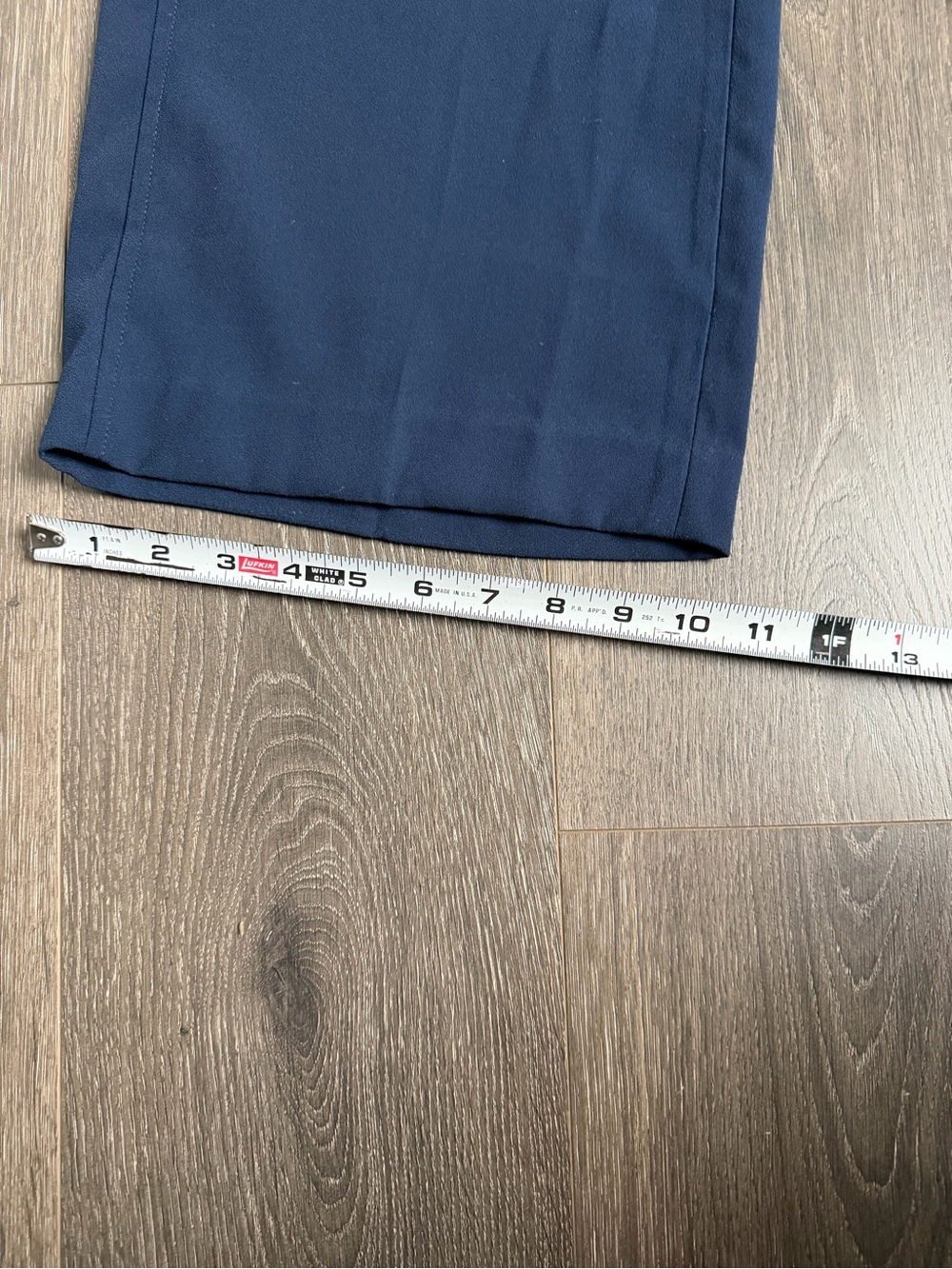 Madewell Navy Wide-Leg Cropped Pants Women’s Pull On Elastic Waist Small - Picture 5 of 6